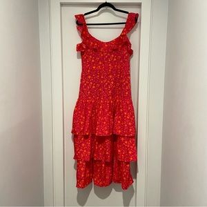 Likely flower midi dress
